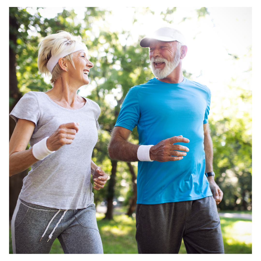 Beginner exercising with walking routine to improve fitness.